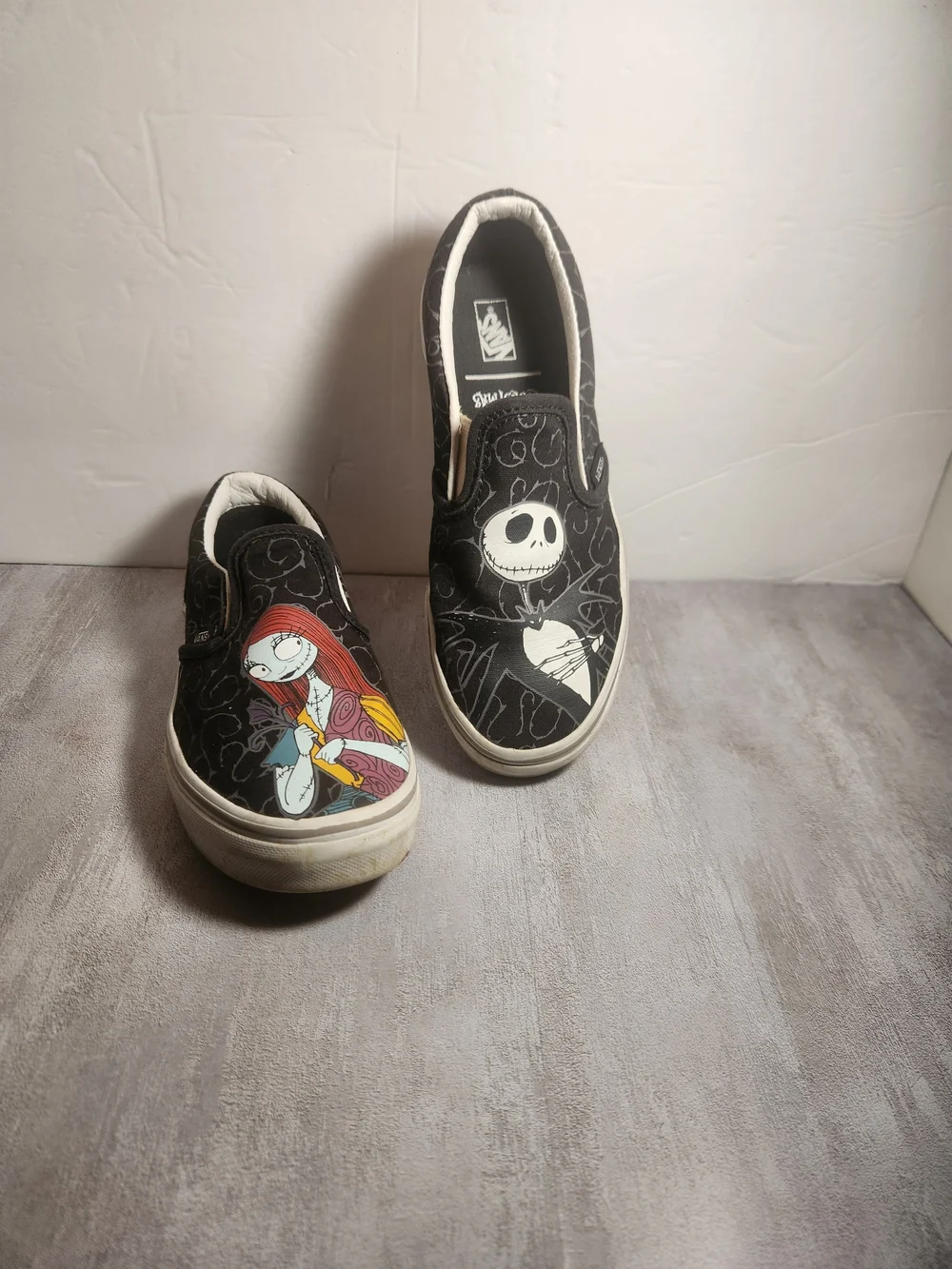 Kids Vans Slip-On Jack and Sally Shoes/Sneakers
